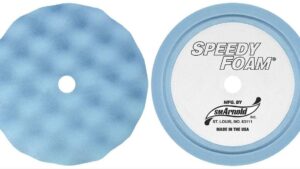 Pad Espuma Huevera Light Blue 1 Faz C/ Velcro Terminación Ultra Abrillantado 170mm 44-099 SM Arnold (Usa)
