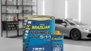 Fondo PU HS  Gris Relleno C/Catalizador 5+1 Kit Brazilian 900ml