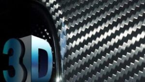 Film Vinilo Autoadhesivo Fibra de Carbono 3D Negro C/Canales Aire x Metro Lineal 1.52m x 1m