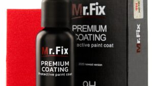 Mr Fix Black Ceramic Coating - Tratamiento Cerámico Nano Tecnología 30ml (Box) + Microfibra