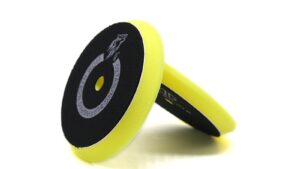 Pad Espuma Medio Corte Yellow - Velcro P/ Pulidora Rotorbital DA 5"-125mm - North Wolf