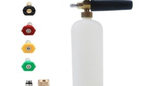 Kit Pistola de Espuma Lavado Vehículos + 5 Punteros Compatibles Para Lanza Profesional