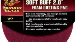 Pad Espuma 1 Faz 8¨-200mm Meguiars #7000 / Espuma Corte Grueso Pulido Profesional del Automóvil