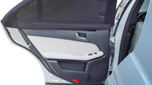 Cortinas Parasol P/Ventanas Traseras Biseladas Laterales Automóvil Ventilación & Protección UV x Par (Grande) Mod.CO12B