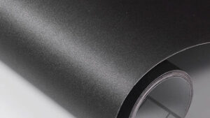 Film Vinilo Autoadhesivo Negro Mate Texturado C/Canales Aire x Metro Cuadrado 1.52m x 0.66m