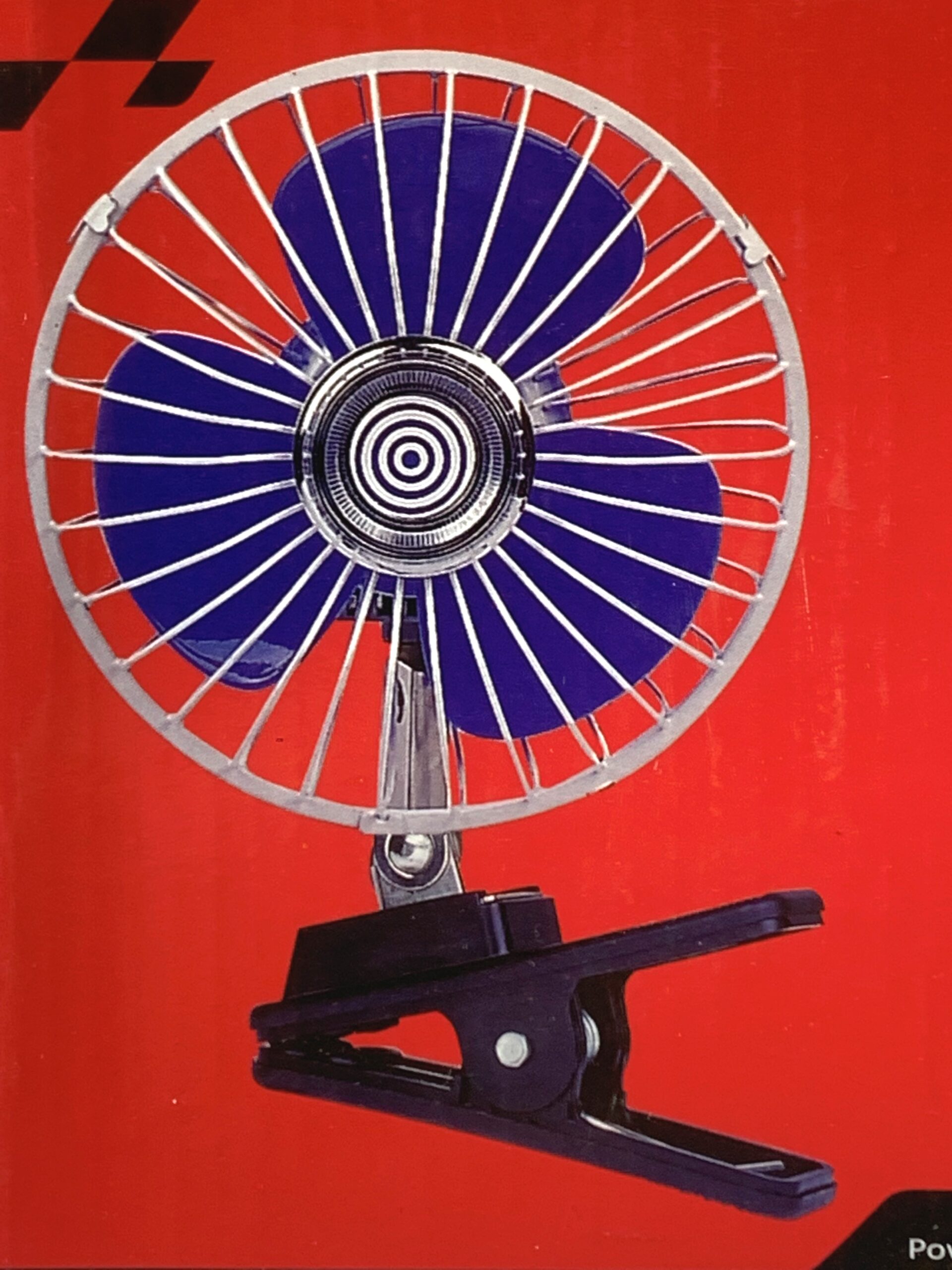 Ventilador 24v - 6¨-15cm P/Camion P/Encendedor Oscilante / Sujeción Pinza Mod.821 - Imagen 2