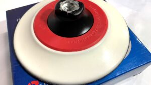 Plato 6"-150mm Semi-Rígido C/Velcro P/Pads Pulidora Orbital Rosca 14mm - North Wolf