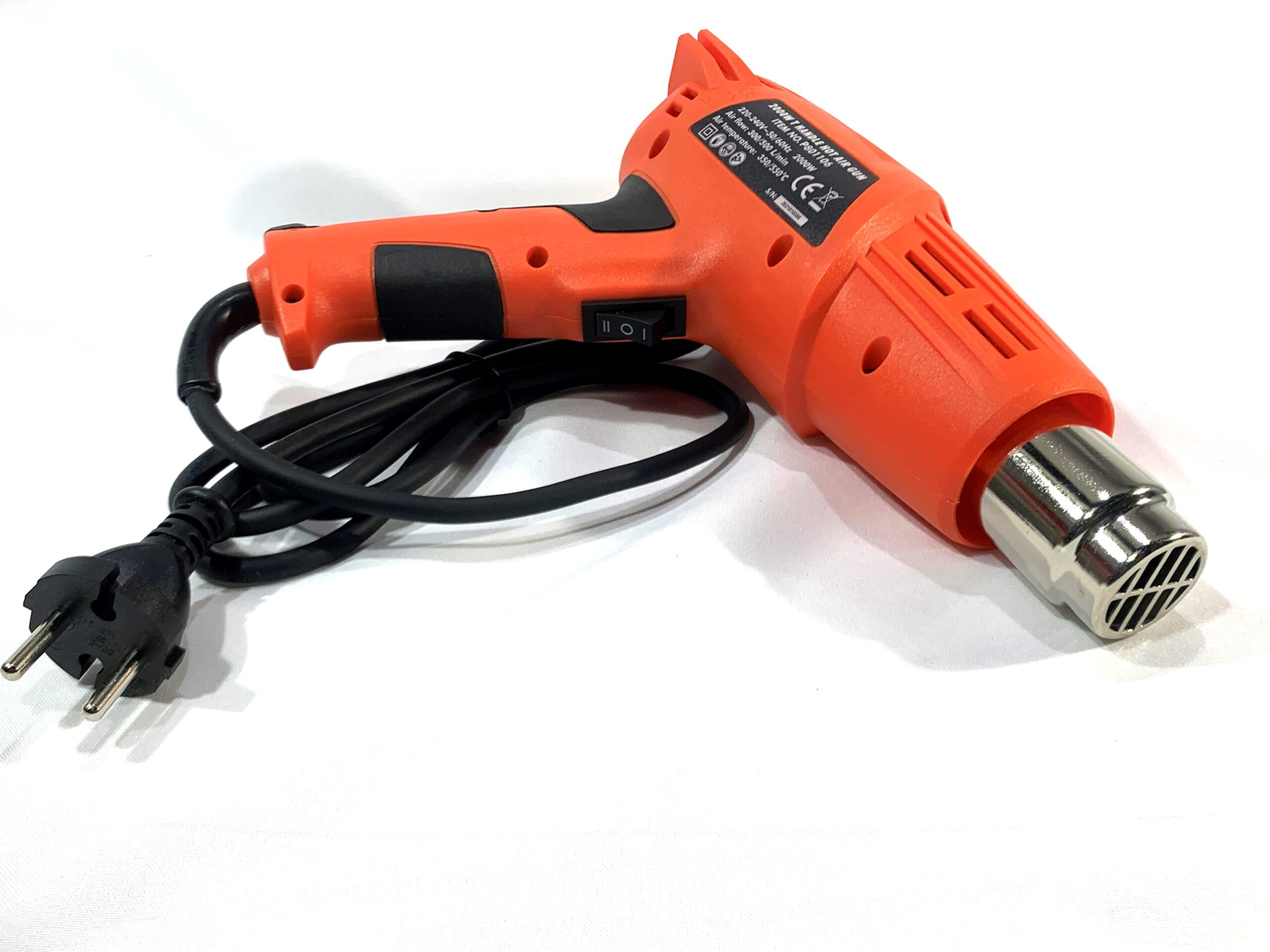 Pistola Calor Industrial 2000w Hoteche Kit - Instalación Polarizados/Vinilos - Imagen 2
