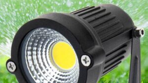 Foco Led Cob 10w-220v Estaca Luz Cálida Jardín Potente