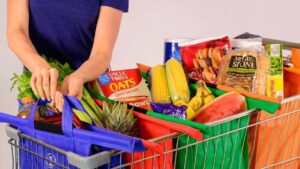 Bolsas Ecológicas x 4 P/Carros Supermercados  ´´Compras Organizadas´´