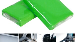Clay Bar Masilla Plasticina Descontaminante Profesional Pintura Automóvil Green-Medium 200Grs (Lata)