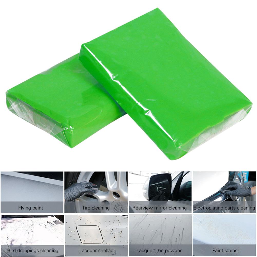 Clay Bar Masilla Plasticina Descontaminante Profesional Pintura Automóvil Green-Medium 200Grs (Lata)