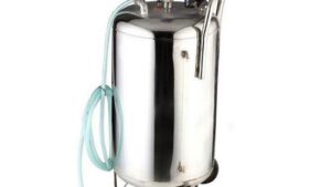 Alquiler Maquina de Espuma Nieve Neumática P/Lavaderos Automóviles C/ Pistola de Gatillo 80lts Acero Inoxidable x Mes