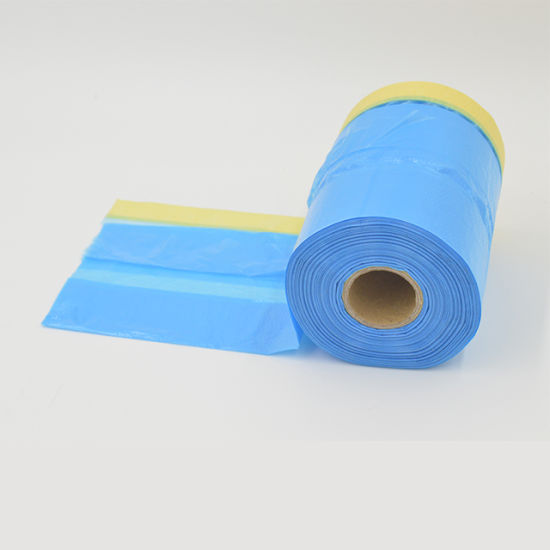 Rollo Film Nylon P/Enmascaramientos Pre-Encintado 55cmx33m Clear/Blue - Imagen 7