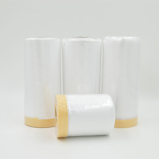 Rollo Film Nylon P/Enmascaramientos Pre-Encintado 55cmx33m Clear/Blue - Imagen 3