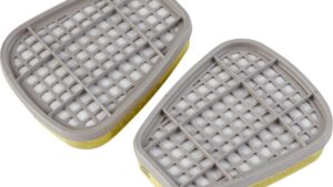 Cartuchos Repuesto P/Mascara Protección Gases Luxe x Par (Carbón Activo) Pintores Automóviles / Industria