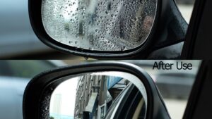 Film Anti-Lluvia / Antiempañante / Anti-Fog Para Espejos Retrovisores Automóvil 9.5cmx13.5cm Juego x Par