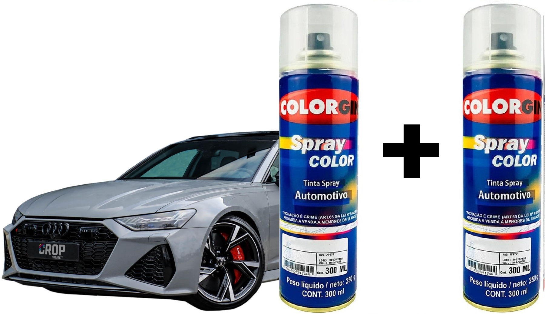 Kit Spray Color Original Automóvil (Personalizado) x300ml + Lápiz Retoque x15ml P/Lineas Finas (Mismo Color) Pack Promo - Imagen 6