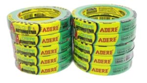 Cinta de Enmascarar Adere Verde Flex. 18cmx50m Pintor Uso Automotriz / Cabina