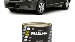 Pintura Base Poliester Cinza Artemis Brazilian Pronto Uso x 900ml