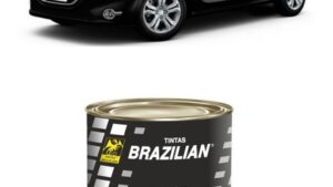 Pintura Base Poliester Negro (Puro) Brazilian Pronto Uso x 900ml