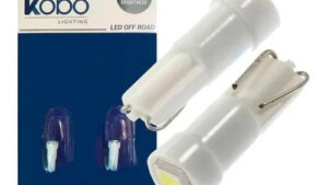 Lamparas T5 Kobo 1 Led Blanca - 12v P/Tableros Automóviles x Par