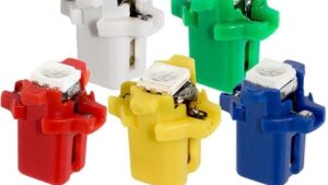 Lamparas T5-B8.5 - C/ Base-Zócalo  1 Led - 12v P/Tableros Automoviles x Unidad (Consulte Colores)