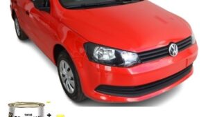 Kit Pintura PU / Poliuretano Vermelho Flash + Catalizador Brazilian x 900ml
