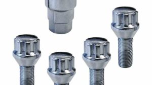 Juego Tornillos Seguridad 4 Pzs - Llantas Automoviles Cromada Pase 12mmx1.50 / LOOK - Mod.TY24H