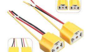 Porta Lampara/Socket Aéreo Cerámico (Alta Temperatura) Mod. H4 x Par