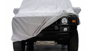 Funda Cubre Automóvil C/Felpa Impermeable Gris / Protección UV / Quality / Talle GMC Mod.888