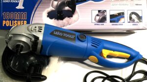 Pulidora Profesional Automóviles 1400w - Regulador 1000-3000RPM+ Plato & Pad Corderito - LeaoTools