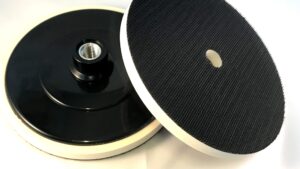 Plato 6"-150mm C/Velcro P/Pads Pulidora Orbital Rosca 14mm