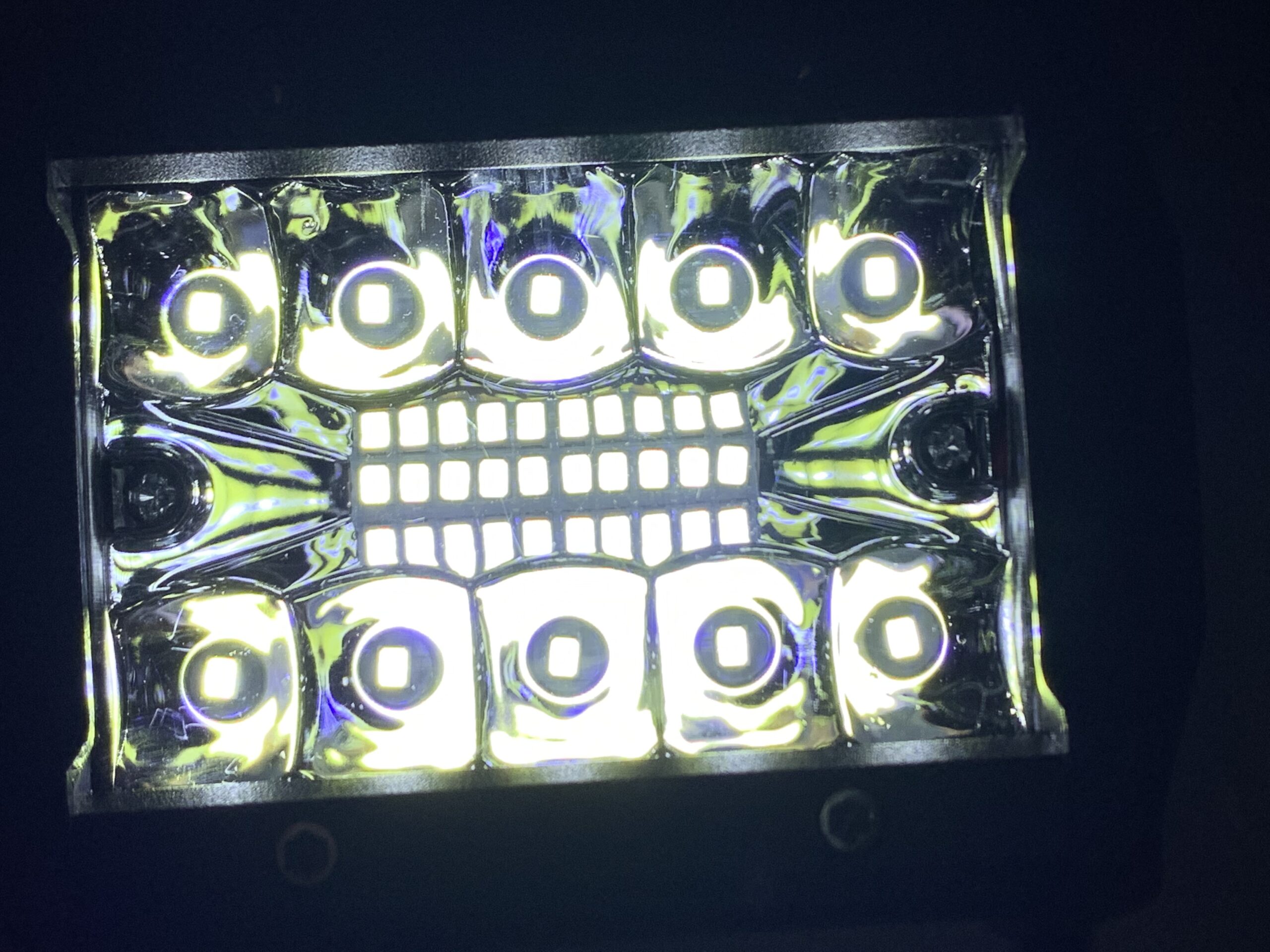 Foco Led Luz Día Caminero 10+10 Leds 12v-60w Power Light 10cmx7cm Automóvil / Moto Mod.1129 x Unidad - Imagen 6