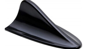 Antena Tiburón Decorativa Negra P/Techo Automóvil EcoTE