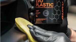 Evoplastic Black -Evox Trim Restaurador / Renovador Negro Piezas Plásticas Exteriores Automóvil x 400Grs