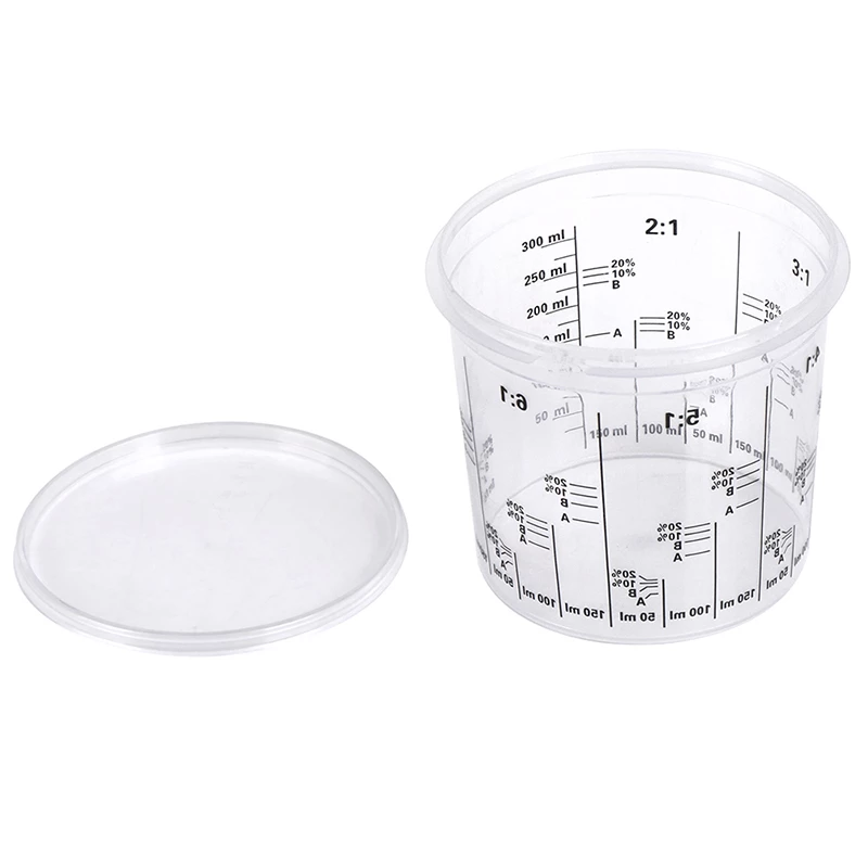 Copa / Vaso Graduado C/Escalas Para Mezclas Productos Catalizados 300ml Brazilian