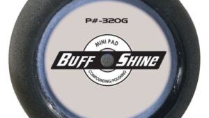 Pad Espuma Abrillantado Black - Velcro P/ Pulidora 3"-75mm - Buff & Shine-USA
