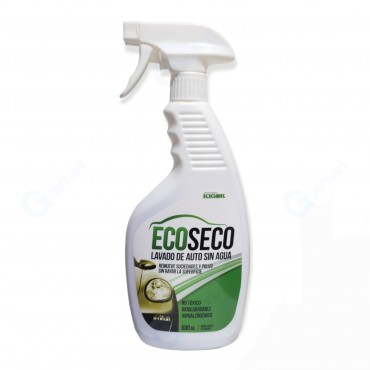 EcoSeco Liquido Formulado P/Lavado En Seco Sin Agua del Automóvil 5 Litros+4 Microfibras 40x40cm+Pulverizador - Imagen 3