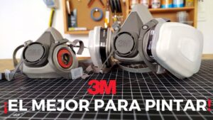 Mascara Protección Gases 3M 6200 Completa (Doble Cartucho Carbón Activo) Pintores Automóviles / Industria