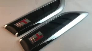 Toma Aire Laterales Automóvil Autoadhesivas Decorativas Tuning 55cmx27cm x Par