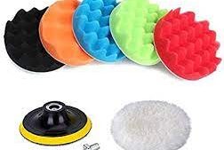 Pack Detailing Completo Mini Pulidos 8Pzs - Plato Velcro / Espumas / Corderitos / Adaptador 3" - Mod.3X8