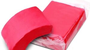 Clay Bar Masilla Plasticina Descontaminante Profesional Pintura Automóvil Red-Hard 200Grs (Plastic Box) EcoTE