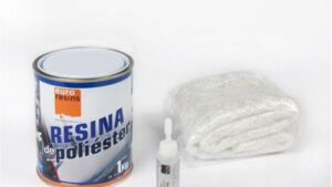 Pack Resina Carrocería 0.5Kg + Catalizador 20Gr + Fibra Vidrio 150Gr Reparaciones Gral. (Automoviles - Lanchas - Etc)