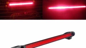 Barra Auxiliar Tercera Luz de Freno Autoadhesiva Luneta Trasera Automóvil 38cm 12v - 48Leds Mod.48