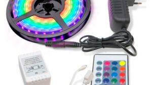 Rollo Tira Led 2835 Rgb Con Control Remoto 24 Botones / Combinaciones 5m