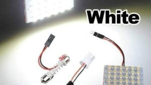 Led Plaqueta 36 Leds 12V - 3528 / Luz Techo Automóvil C/Adaptadores Conexión / Blister Mod.LED36