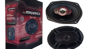 Parlantes Automóvil 4 Vias - 650w - 6x9 Pulgadas P/ Luneta Power Maverick x Par Mod.MAV-10690
