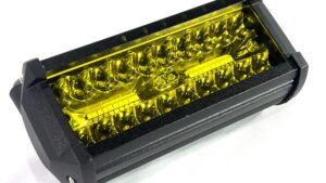 Foco Led Luz Antiniebla Caminero 20+20 Leds 12v-120w Power Light Yellow 16cmx6.5cm Automóvil / Moto Mod.5167 x Unidad