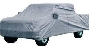 Funda Cubre Automóvil Pick Up C/Felpa Impermeable Resistente Talle M - 5.46x1.98x1.47m - PVC250GM